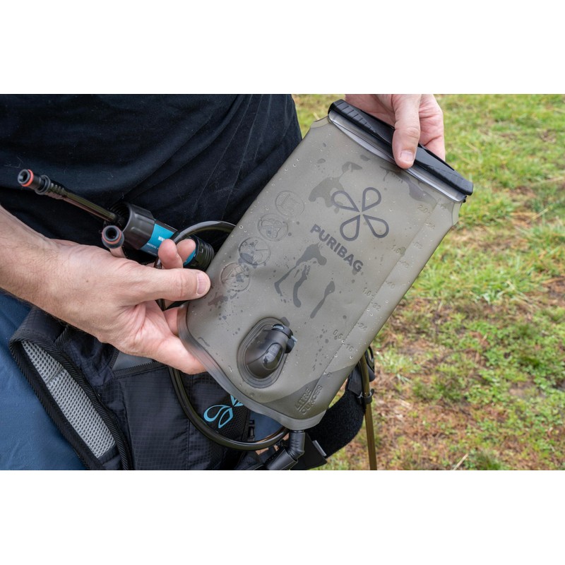 Puribag Adventure Bladder: 2 Litre Hydration Bladder with Filter -