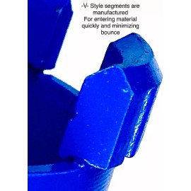 Pro Right Industry 2.5" Dry Diamond Core Bit with SDS MAX shank Adapter & pilot bit 4 hammer drill