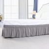 PiccoCasa Elasticated Bed Skirt Ruffled Bed Base Wrap Around Bed