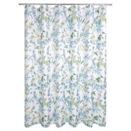 Allure Home Creation Watercolor Twigs Polyester Shower Curtain 72"x72"