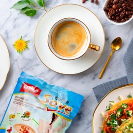 FITNE Instant 3 In 1 Coffee Packets Mix With Herbs Cinnamon Garcinia Safflower Spice Latte Smooth Blend No Sugar Sucralose Sweetener, 30 Sticks