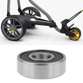 The Lord of the Tools 2Pcs Sealed Bearings 8x22x7mm Compatible with Powakaddy Highway Golf Trolley Front Wheel