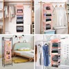PetsHome 4-Shelf Hanging Closet Organizer, Space Saver, Closet Hanging Storage