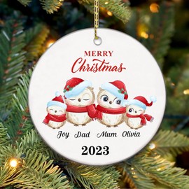 LYPER 2023 Annual Event Christmas Ornament Acrylic Presents, Funny Christmas Tree Hanging Ornament A Year to Remember Gift 2023 Souvenirs Decorations Family Xmas Decorations