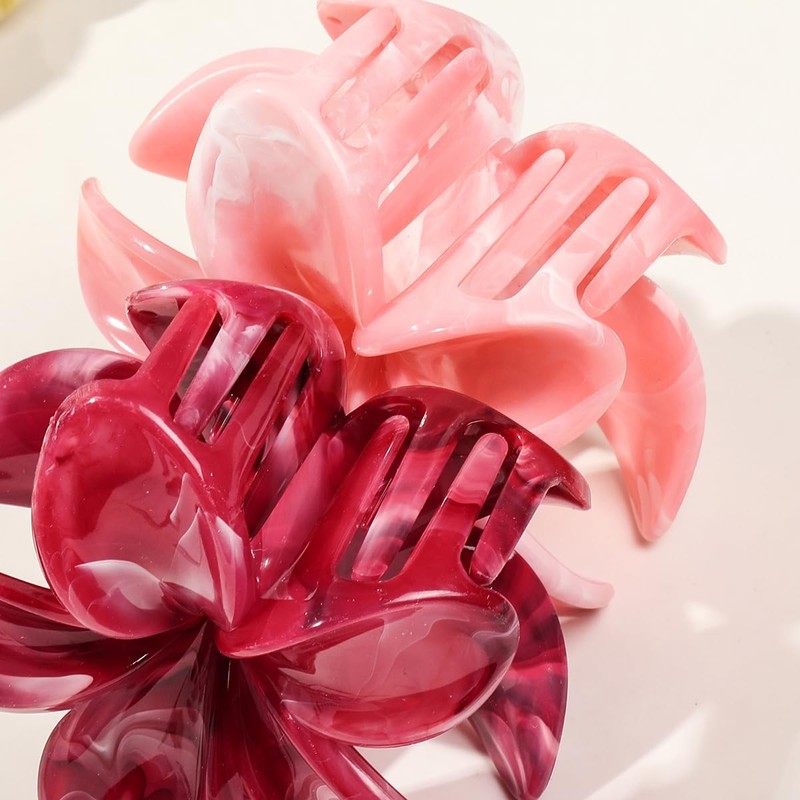 YIHONGYAN Flower Hair Clips for Women Girls Claw Clips Set