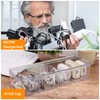 3 Pack Cable Storage Box Cable Tidy Box with 30