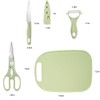 Mini Travel Cutting Board Set, 4 Pcs Portable Mini Camping