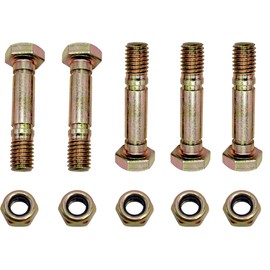 Go-Cheers 5 Pack 52100100 521001 Shear Pins and Nuts Fits for Ariens 521001 Snow Blower