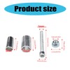 KACCDE Motorcycle Modification 13-19mm Expansion Screw Hand Guard Handlebar End