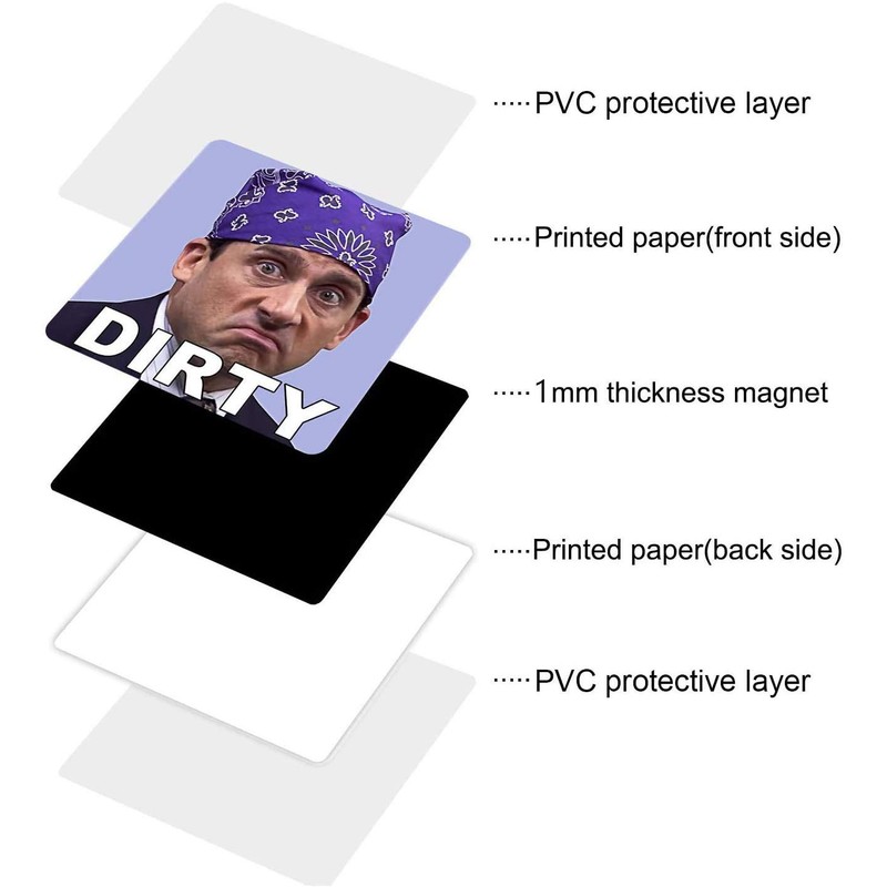 Michael Scott Prison Mike Dishwasher Magnet Clean Dirty Sign Sticker