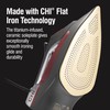 CHI Steam Iron for Clothes with 8’ Retractable Cord, 1700