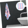 FRCOLOR 3Pcs Soft Cotton Washcloths Quick Drying Face Towels Striped