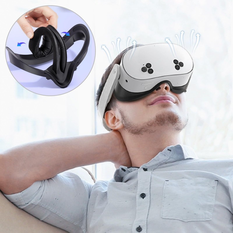 HAPPOW Comfort Face Cover for Oculus/Meta Quest 2, Breathable Air