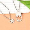 Matching Couples Necklaces for Him and Her Boyfriend Girlfriend Puzzle