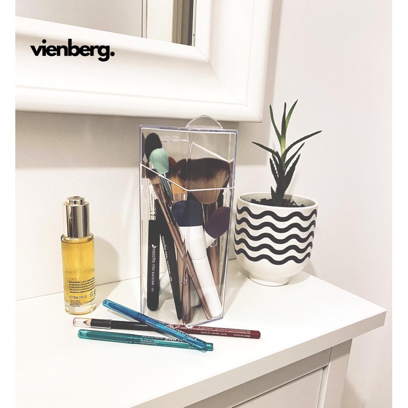 vienberg Cosmetic Organiser Makeup Brush Holder Made of Plexiglass Cosmetic