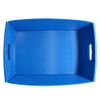 Flipside Products 18" x 12" x 4.5" Blue Plastic Welded