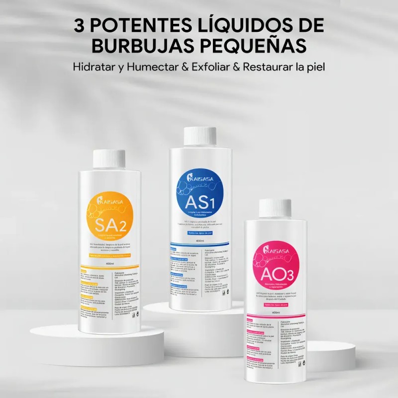 Kaisasa® Soluciones Y Kit Cuidado Facial As1 Sa2 Ao3 Hydradermabrasion