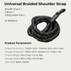 SMALLIRG Camera Neck Shoulder Strap, Adjustable Braided Camera Shoulder Strap