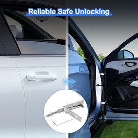 SS001 Pro Lock Pick Tool, 2 in 1 Pick and Decoder Tools,SS001 Pro Stainless Steel Ke/y Decoder, Loc/k Picking Kit for Beginners, Stainless Steel K/ey Dec/Oder, Master Ke/y Set,L/ock Set for Auto