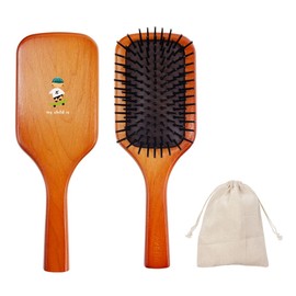 AVEDA Aveda Paddle Brush, Women's, Hair Brush, Scalp, Massage, Wooden, Comb, Brushing, Head Massage, Tangle-Free, Petite Gift, Brand (Small, Kids Boy)