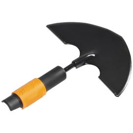 Fiskars lawn edger, tool head, width: 19 cm, boron steel, black / orange, QuikFit, 1000690