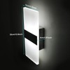 Lightess Modern Wall Sconce Dimmable 12W, Up Down Wall Lights