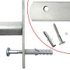 'vidaXL Adjustable Security Grille for Windows with 2 Crossbars -