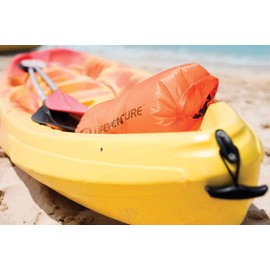 Lifeventure Ultralight 75 Litre Dry Bag, Siliconized Rip-Stop Fabric With Fully Taped Seams Lightweight Waterproof Dry Sack For Kayaking Camping Hiking Travelling Boating Water Sports,Orange