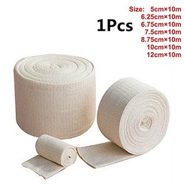 Elastisches Schlauchband, SENRISE Klebeband aus Baumwolle Sport Tape, weiße, kohäsive atmungsaktive Bandage für Handgelenk Gelenk Unterstützung (1 Stück), weiß