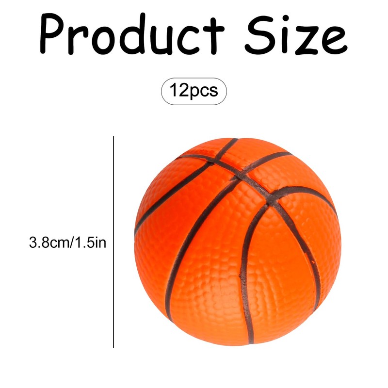 Bojueshaw 12 PCS Foam Sponge Stress Ball – Slow Rebound