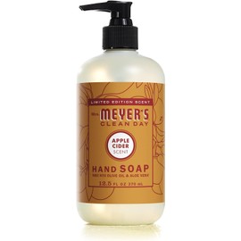 MRS. MEYER'S CLEAN DAY Hand Soap, Made with Essential Oils, Biodegradable Formula, Limited Edition Apple Cider, 12.5 fl. oz