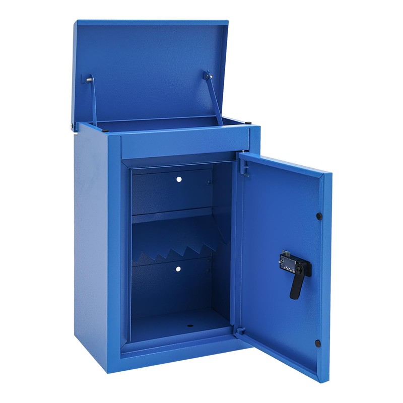 Wall Mount Key Lock Box with Combination Lock,Lockable Mailbox Hanging