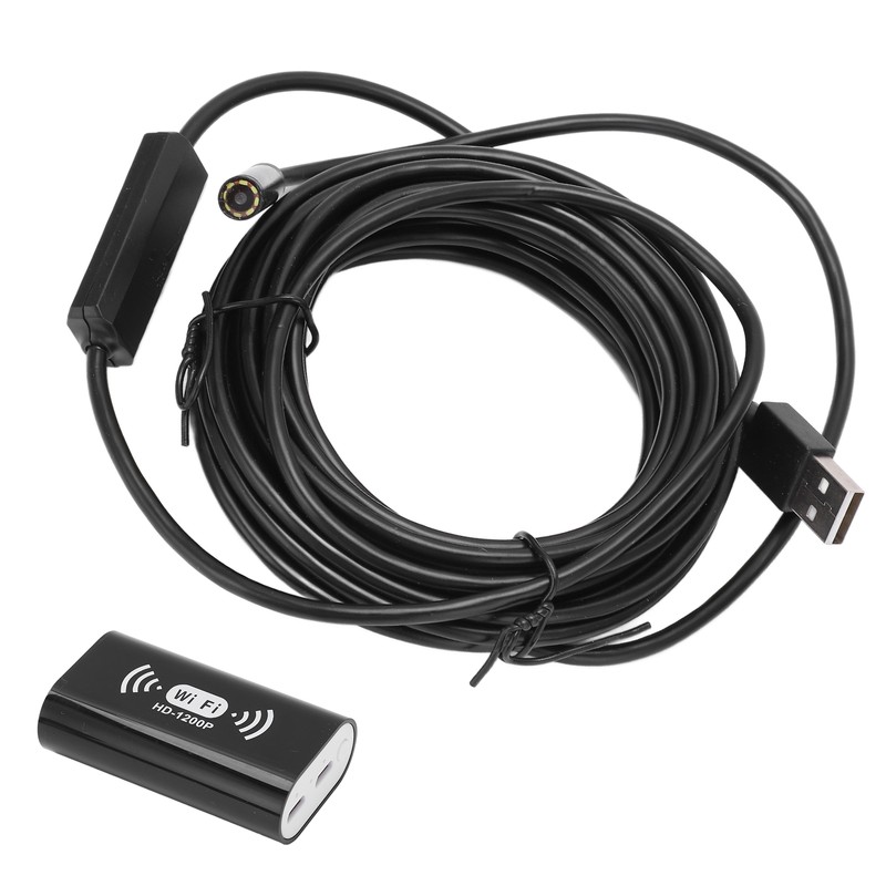 F130 8mm Wifi Endoscope Rigid Wire HD Waterproof Industrial Endoscope