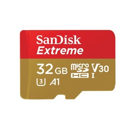 SanDisk 32GB Micro Extreme Memory Card for Nextbase Dash Camera Works with 622GW, 422GW, 122 Cameras (SDSQXAF-032G-GN6MN) U3 A1 V30 Class 10 Bundle with 1 Everything But Stromboli MicroSD Card Reader