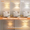 Ambimall Dimmable Arc Floor Lamp with Remote, Color Temperatures and