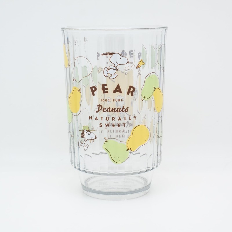 OSK Snoopy C-11 Plastic Cup Green Snoopy Peanuts Fruit Plastic