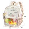 CAMTOP Clear Backpack for Stadium Events Approved 12x6x12 Small Clear