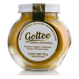 Golden Milk Leche Dorada Goltee Frasco 90g Rinde 130 Tazas