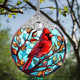 Cardinal Christmas Ornament, Jocidea Cardinal Ornaments for Christmas Tree, Cardinal Decor, Cardinal Gifts, Red Bird Lovers Gift Ideas, Red Bird Christmas Ornaments