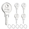 CH751 RV Keys for RV Campers Cabinets Push Locks, Spare