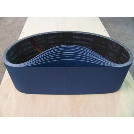 Unbranded PREMIUM  ZIRCONIA,  X-WEIGHT  SANDING  BELTS  4" X 24",  10 - PACK,  60-GRIT