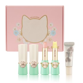 Pol & Jo 기획 고양이 립밤 듀오 세트 (+고양이박스+크리미 파운데이션3g) Cat Lip Balm Duo Set (+ Cat Box + Creamy Foundation 3g)
