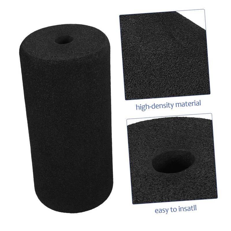BIUDECO Body Workout Support 2pcs Gym Equipment Parts Black Sponge