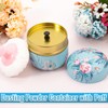 Dusting Boby Powder Puffs and Container for Women Baby, 3.15in