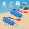VICMILE 3.7V 800mah Li-ion Battery 2Pack with USB Chargers JST