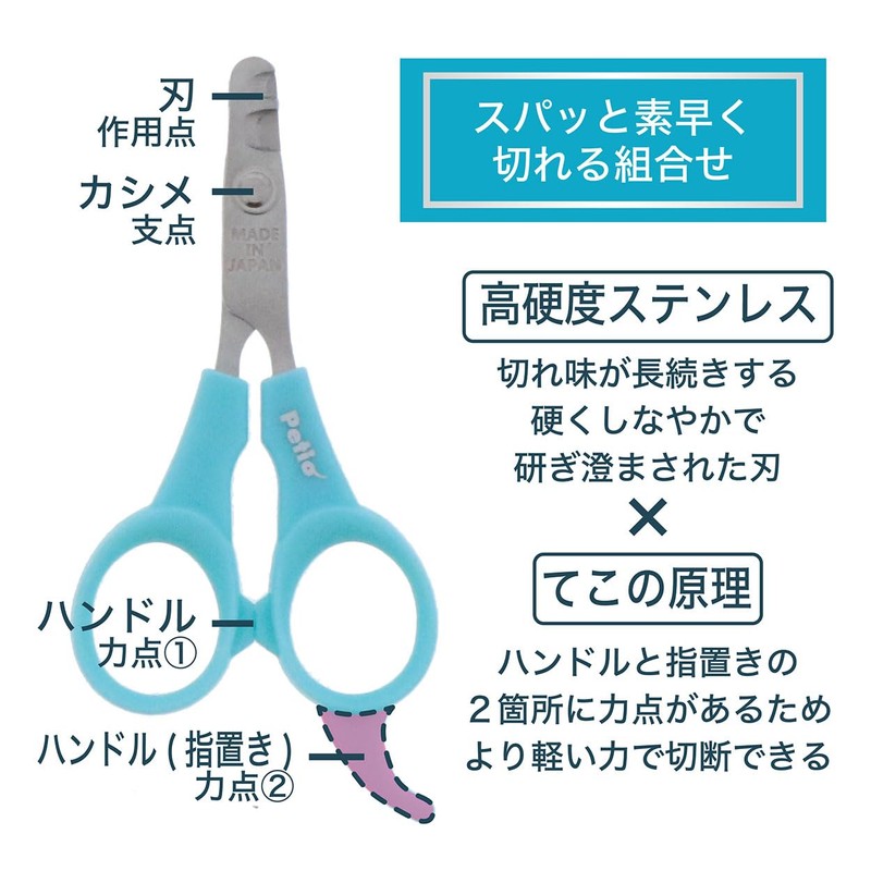 Petio SelfTrimmer 2-Blade Cat Nail Clipper Made in Japan