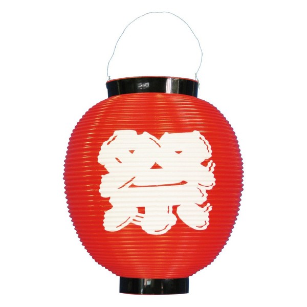 HEIKO 009112648 Festival Poly Paper Lantern, Red