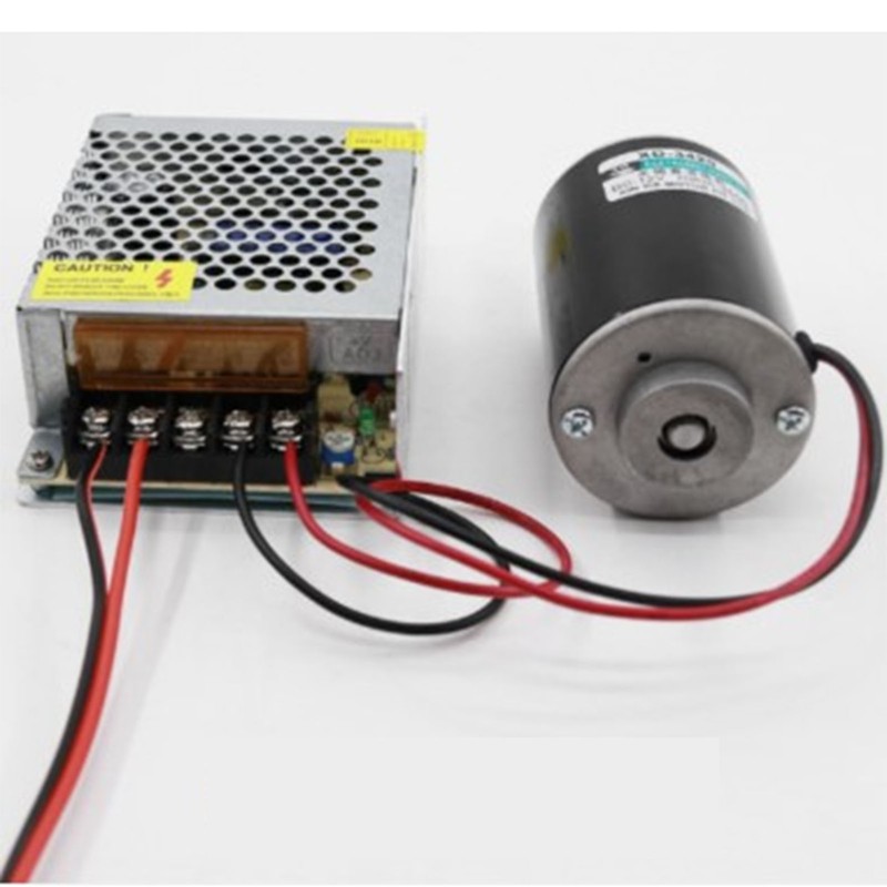 12/24V 30W High Speed CW/CCW Permanent Magnet DC Motor For