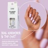 Kiss New York Nail Hardener & Top Coat, Infused with