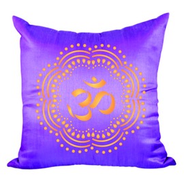 Om Mandala Stencil - Reusable Asian Aum Indian Mantra Sanskrit Hindu Spiritual Wall Stencil - Template on Paper Projects Scrapbook Bullet Diary Walls Floors Fabric Furniture Glass Wood etc, m